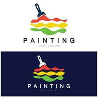 Paint Logo Template vector icon