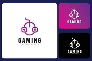 Gaming Logo Design Template vector