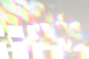 Light rays prism rainbow refraction light background overlay photo
