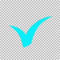 Checkmark icon, vector