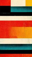 , abstract Bauhaus style background with grainy paper texture. Trendy contemporary minimal 20s geometric design. Digital art, vertical format. photo