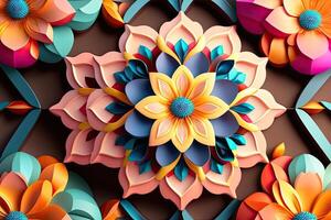 Floral Ornament Background photo