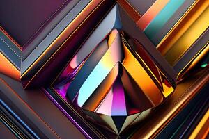 Abstract Bright Geometric photo