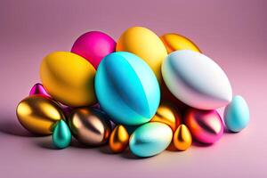 Easter Holiday Background Illustration. photo