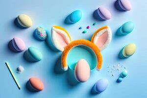 Easter Holiday Background Illustration. photo