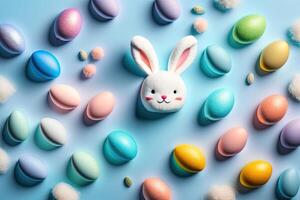 Easter Holiday Background Illustration. photo