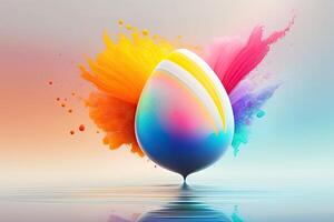 Easter Holiday Background Illustration. photo