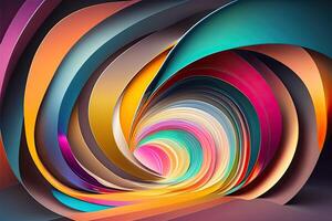 Colorful Bright Design of Abstract Background. photo