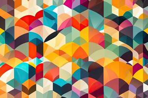 Colorful Bright Design of Abstract Background. photo