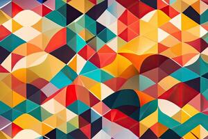 Colorful Bright Design of Abstract Background. photo