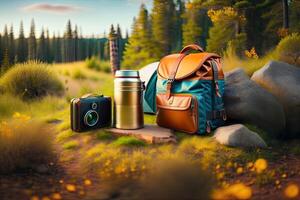 Hiking Camping Equipment photo