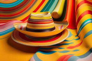 Mexican Fiesta. Mexico National Holiday Concept photo