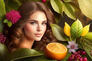 Natural Cosmetics Colorful photo