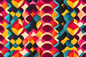 Abstract Colorful Pattern Background Design photo