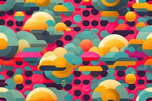 Abstract Colorful Pattern Background Design photo