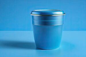 Blue Cup and Background photo