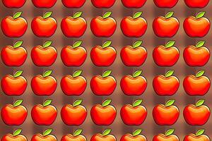 Apple Colorful Background Pattern. photo