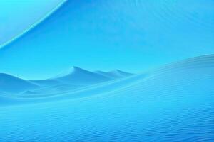 Blue Abstract Nature Landscape Background. photo