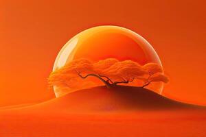 Orange Colorful Background photo