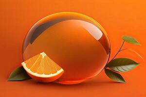 Orange Colorful Background photo