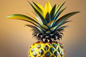 Pineapple on Background photo