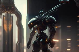 Biomechanic Alien Robot Sci Fi photo