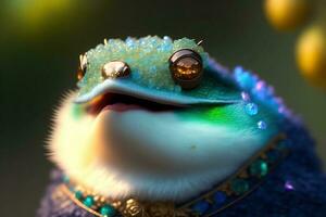 Rich Happy Creature like Frog photo