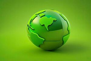verde tierra planeta globo ilustración foto