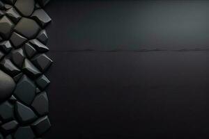 Black Concrete Solid Background Wall photo