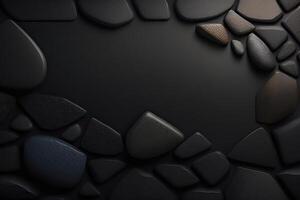 Black Concrete Solid Background Wall photo