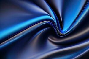 Blue Abstract Background Fabric Surface photo