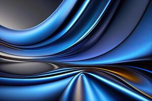 Blue Abstract Background Fabric Surface photo