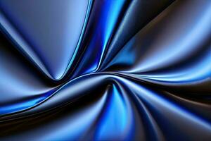 Blue Abstract Background Fabric Surface photo