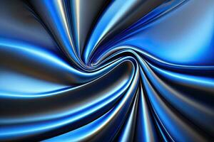 Blue Abstract Background Fabric Surface photo