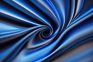 Blue Abstract Background Fabric Surface photo