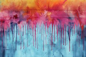 abstract expressive colors hand painted artistic design background, generate ai photo