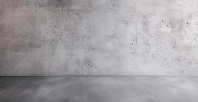 Large spacious photo studio, gray studio for design and advertising - image