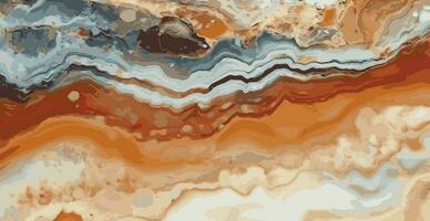 Panoramic marble background, colorful bright marble surface, modern luxury texture - Vector