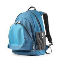 School backpack isolated. Illustration photo