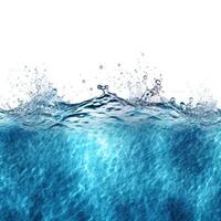 Ocean wave isolated. Illustration photo