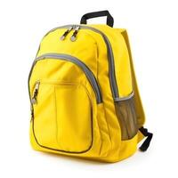 School backpack isolated. Illustration photo