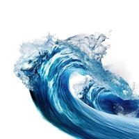 Ocean wave isolated. Illustration photo