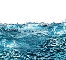 Ocean wave isolated. Illustration photo