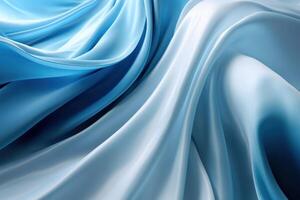 Blue wave abstract background. Illustration photo