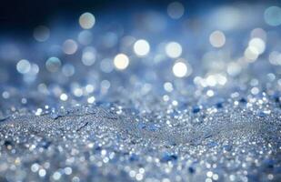 Glitter confetti background. Illustration AI Generative photo