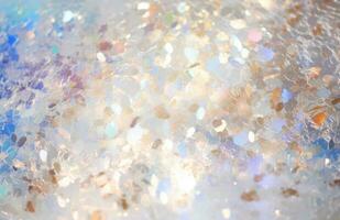 Glitter confetti background. Illustration AI Generative photo