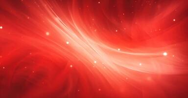 Red Christmas Lights Background. Illustration AI Generative photo