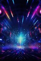 Night club neon background. Illustration photo