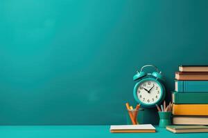 Back to school background. Illustration photo