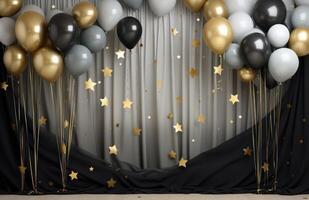 Balloon Holiday Background. Illustration photo